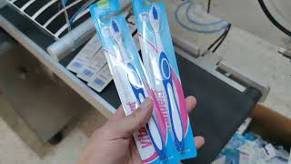 Toothbrush Plastic Shell Packaging Machine [upl. by Cowden]