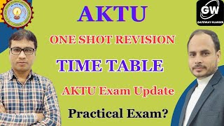 ONE SHOT SCHEDULE I GATEWAY CLASSES I AKTU I GATEWAY CLASSES OFFICIAL AKTU [upl. by Tedder520]