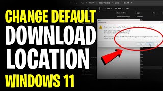 How to Change Download Location in Windows 11  Change Default Download Location Windows 11 2024 [upl. by Angele728]