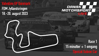 2023 Round 4 FDM Jyllandsringen Special Saloon Car Race 1 [upl. by Spatola]