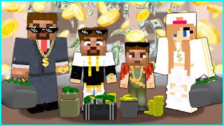 FAKİR VE AİLESİ ÇOK ZENGİN OLDU FİLMİ 🤑  Minecraft ZENGİN FAKİR HAYATI [upl. by Cayla]