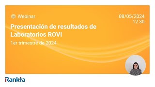 Presentación de resultados de Laboratorios ROVI [upl. by Cherise]