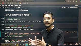 Dictionary comprehension  Python for Data Science [upl. by Esyak]