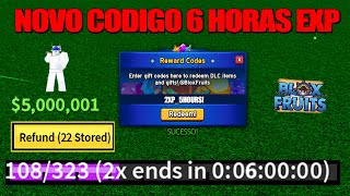 NOVO CÓDIGO 27 CÓDIGOS DE 2X XP BELI E RESET NO BLOX FRUITS 2024  blox fruit codes [upl. by Turoff]