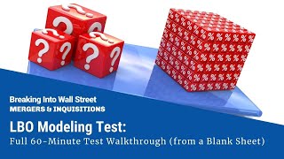 LBO Modeling Test Full Walkthrough of a 60Minute Test Blank Sheet [upl. by Ohcamac193]