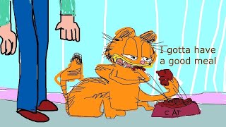 Garfielf but i used uberduck ai Garfield voice for the garfield parts [upl. by Ashleigh]