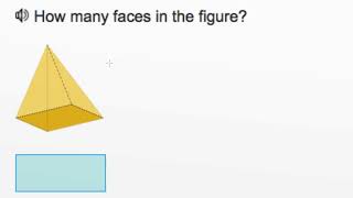 AdaptedMind Math  Counting Vertices Edges Faces Question 5 [upl. by Eiveneg]