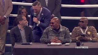 Conor McGregor SCREAMS quot YOURE A FCKIN WEASEL WHAT ARE YOU GOING TO DOquot London Press Conference [upl. by Kathi]