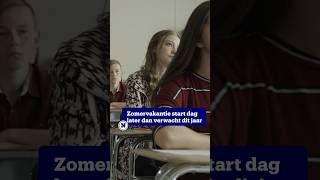 De zomervakantie begint dit schooljaar een dag later dan verwacht [upl. by Oilalue669]