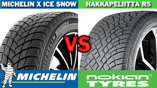 Michelin X Ice Snow vs Nokian Hakkapeliitta R5 2024 REVIEW [upl. by Roselyn]