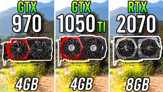 GTX 970 vs GTX 1050 Ti vs RTX 2070  Tested in 2023 [upl. by Ayahsal732]