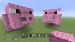 Alvinolp Minecraft Schwein komplett bauen [upl. by Aivatnahs61]