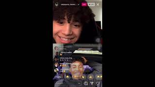 vallyk pena instagram live with realslimedupmike [upl. by Cesar757]