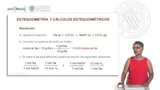 Estequiometría y cálculos estequiométricos ejercicio práctico  1722  UPV [upl. by Sulakcin]