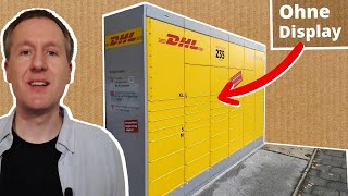 Appgesteuerte Packstation Verschicken und abholen von DHLPaketen [upl. by Yokoyama]