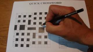 ASMR  Quick Crossword  Australian Accent  Writing Answers with Quiet Whispering [upl. by Lorene]