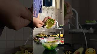 Trying Viral Avocado toast For First time 🥑🥪😱avocado ytshorts shorts [upl. by Iek]