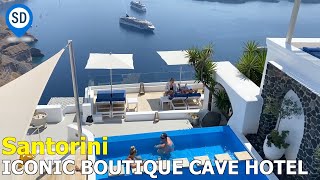 Iconic Cave Hotel in Imerovigli Santorini  REVIEW [upl. by Cort290]