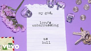 Olivia Rodrigo  love is embarrassing Official Lyric Video [upl. by Arerrac]