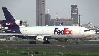 FedEx Express MD1010F N10060 Takeoff from Narita International Airport 16R [upl. by Nalek263]