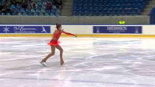 ISU 2014 Jr Grand Prix Dresden Ladies Free Skate Alexandra PROKLOVA RUS [upl. by Belmonte]