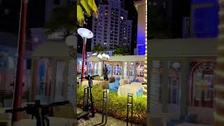 Dubai Marina Marina night walk sad arijetsingh love shortvideo travel dubailove liketime [upl. by Leinnad424]