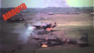 P51 Airfield Strafing Runs C1945 [upl. by Rockey382]