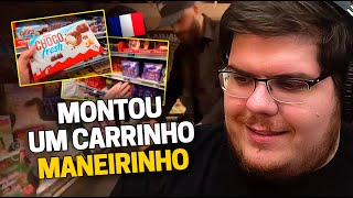 CASIMIRO REAGE COMPRAS NO MERCADO MAIS BARATO DA FRANÇA TEM NO BRASIL  Cortes do Casimito [upl. by Oirram]