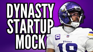 2024 Dynasty Startup Mock Draft  Superflex PPR [upl. by Quartana]