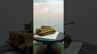 I Built A 172 Scale Model Of A Tiger Tank [upl. by Nodyarg]