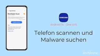 Telefon scannen und Malware suchen  Samsung Android 14  One UI 6 [upl. by Zacharias]