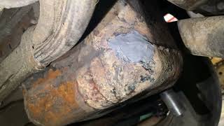 Oil Pan Leak Fixed Permatex Steel Weld [upl. by Tessa]