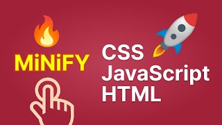 Minify CSS JavaScript HTML easily right from Code Editor [upl. by Sergeant]