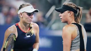 US Open Matchups Caroline Wozniacki vs Maria Sharapova [upl. by Terrence]