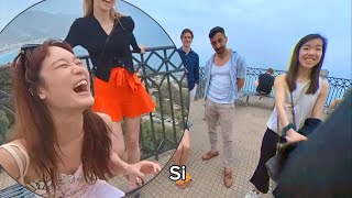 Ragazzo ITALIANO Sorprende Turisti CINESI Parlando MANDARINO Perfetto [upl. by Adli]