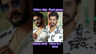 Vishnu vijay vs puvi arasu ungaluku Yara pudikum sathya serial vs vidhya No1 Serial zee Tamil [upl. by Drexler273]