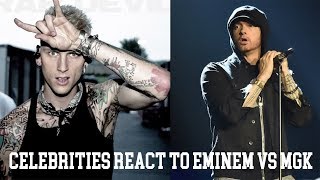 Celebrities React To MGKs Diss Track On Eminem  quotRap Devilquot Ft Vince Staples Ebro amp more [upl. by Repooc]