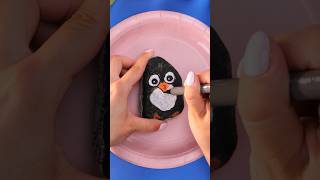 Animal Rock Painting for Kids 🐧 [upl. by Musser]