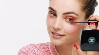 How to get Romy Schonberger’s look from the SPRINGSUMMER 2021 COLLECTION — CHANEL Makeup Tutorials [upl. by Ahidam]