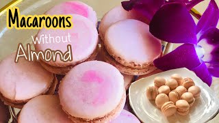 MACAROONS without Almond Flour 😱 French Macaroons Recipe  Easy Macaroons Recipe [upl. by Hen]