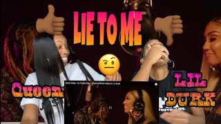 Queen Naija  Lie To Me Feat Lil Durk REACTION DoubleUpTV [upl. by Nyllek]