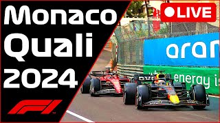 🔴F1 LIVE  Monaco GP QUALI  Commentary  Live Timing [upl. by Yt]