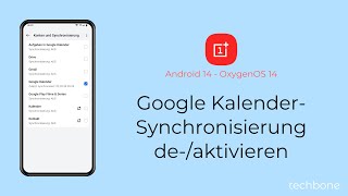 Google KalenderSynchronisierung deaktivieren oder aktivieren  OnePlus Android 14  OxygenOS 14 [upl. by Analra643]