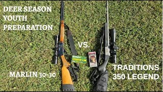 350 Legend Vs Marlin 3030  YOUTH DEER SEASON PREPARATION [upl. by Levy]