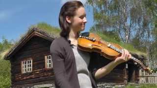 Ragnhild Hemsing plays the Hardanger fiddle  quotValdresgutenquot  Halling dance [upl. by Calv]