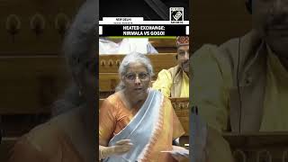 quotIm not HindiBhashi eitherquot Nirmala Sitharaman Gaurav Gogoi engage in verbal spat in Lok Sabha [upl. by Isabeau493]