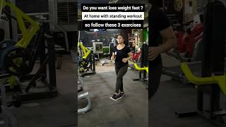 Home cardio for fullbody weightloss weightloss cardio fatloss shorts ytshorts trending [upl. by Eidnahs]