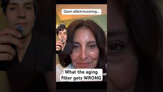 Derm reveals the problem with the aging filter agingwell agingskin dermatologist agingwell [upl. by Isaac910]