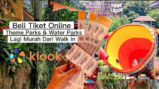 Beli Tiket Taman Tema Online Lebih Murah Dari Beli Walk in  belitiketonline klook [upl. by Sidnala744]