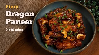 Dragon Paneer  Paneer Recipes  IndoChinese Recipes  Cookd [upl. by Nerehs]